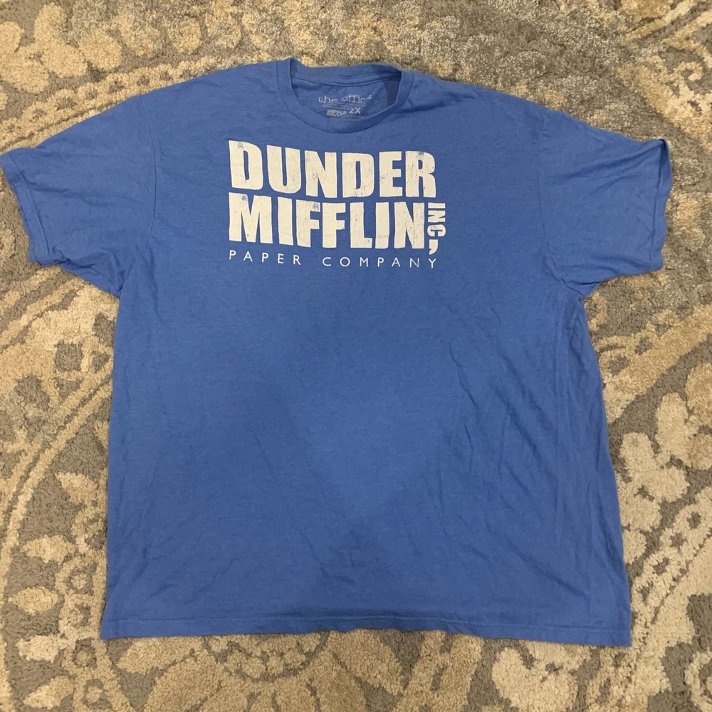 The Office Dunder Mifflin Paper Company Ripple Junction T-Shirt Men's Size XXL - Picture 2 of 5
